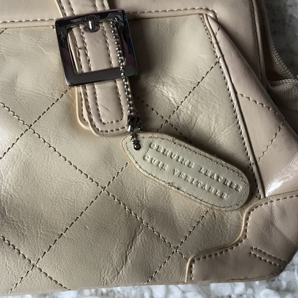 Vintage 90’s genuine leather tan shoulder bag - Picture 5 of 5